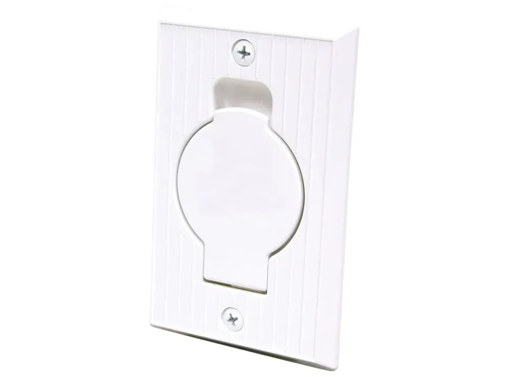 Prise utilitaire plastique - Blanche - Vaculine